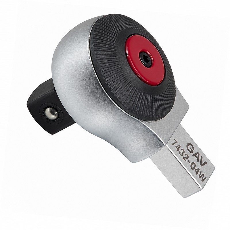 GAV 7532-06W 14x18mm Yön Tekerli Cırcırlı Geçmeli Tork Ucu 3/4" 72D