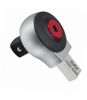 GAV 7532-04W 14x18mm Yön Tekerli Cırcır Geçmeli Tork Ucu 1/2" 72D