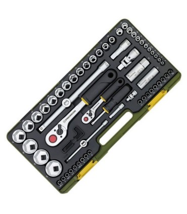 Proxxon Endüstriyel 23286 1/4"- 1/2" Cırcırlı Lokma Bits Takımı 65P