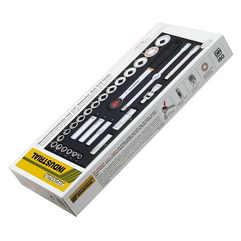Proxxon Endüstriyel 23000 1/2" Lokma Takımı 29P