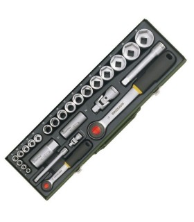 Proxxon Endüstriyel 23020 1/4"- 1/2" Lokma Takımı 27P