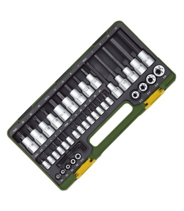 Proxxon Endüstriyel 23290 1/2" -1/4" Lokma Bits Takımı 47P