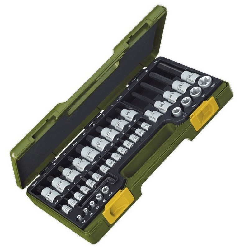 Proxxon Endüstriyel 23290 1/2" -1/4" Lokma Bits Takımı 47P