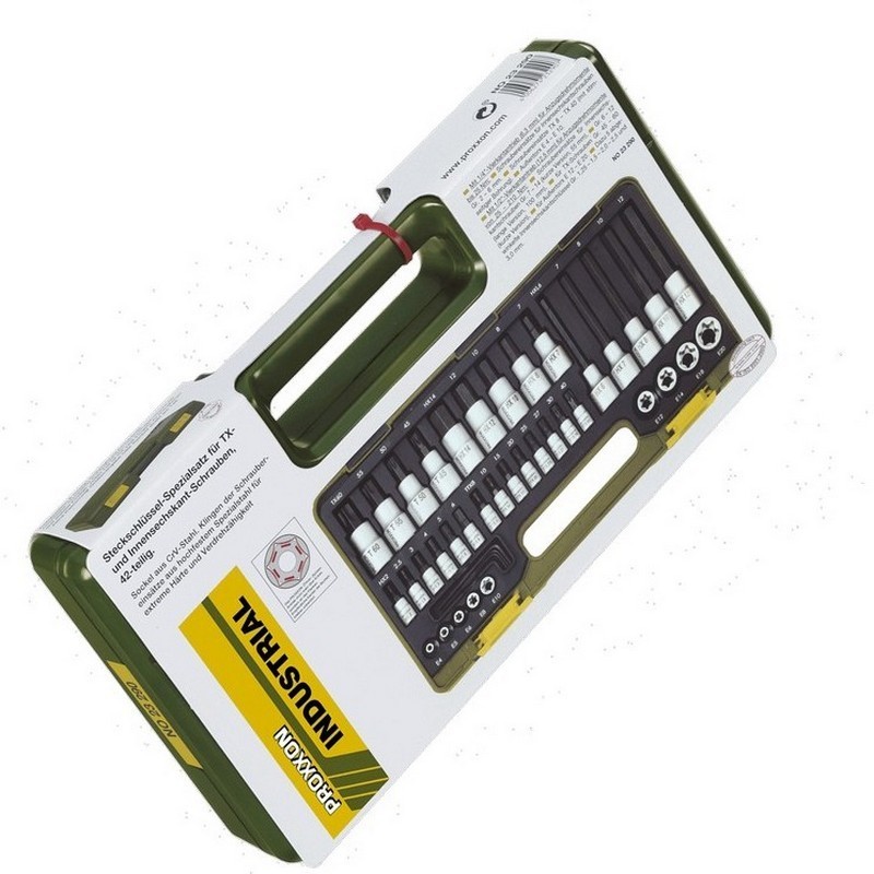 Proxxon Endüstriyel 23290 1/2" -1/4" Lokma Bits Takımı 47P