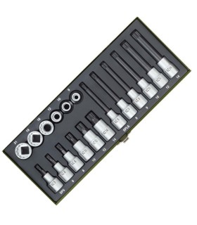 Proxxon Endüstriyel 23296 1/2" XZN MultiPoint Lokma Bits Takımı 18P