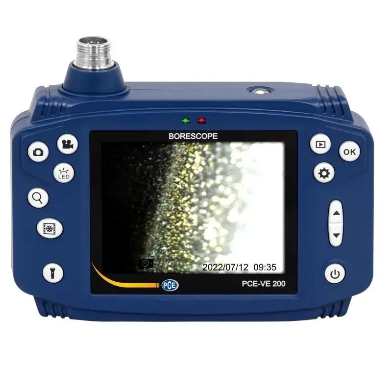 PCE Instruments VE-200-S Endoskop Kamera/Boroskop 3.7x1000mm Kablo 3.5" LCD IP67