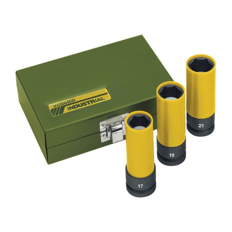 Proxxon Endüstriyel 23938 1/2" Soket Darbeli Lokma 17 19 21 85mm