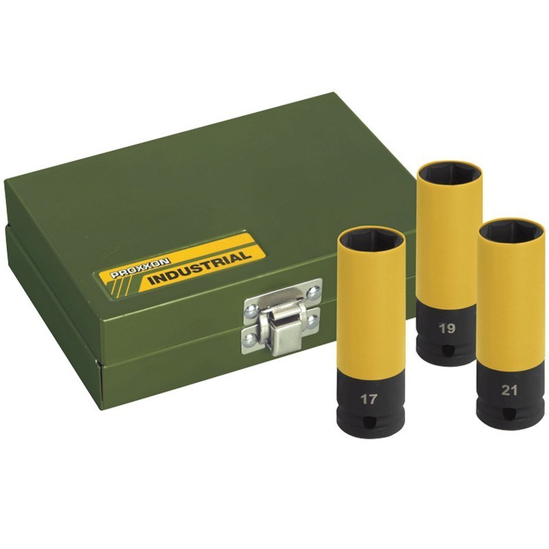 Proxxon Endüstriyel 23938 1/2" Soket Darbeli Lokma 17 19 21 85mm