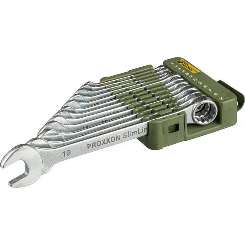 Proxxon Endüstriyel 23820 Açıkağız Yıldız Kombine Anahtar Takımı 6-19mm 12P