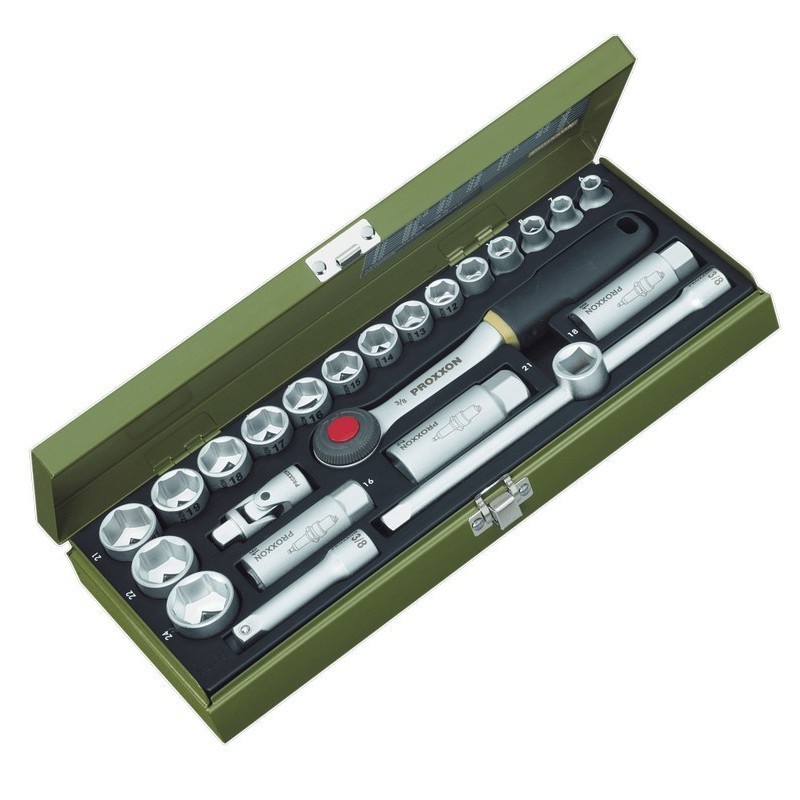 Proxxon Endüstriyel 23110 3/8" Lokma Takımı 24P