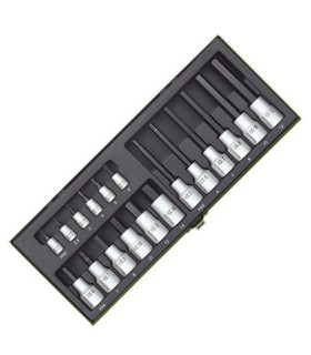 Proxxon Endüstriyel 23100 1/2"-1/4 Hex/Alyan Lokma Bits Takımı 18P