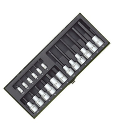 Proxxon Endüstriyel 23100 1/2"-1/4 Hex/Alyan Lokma Bits Takımı 18P