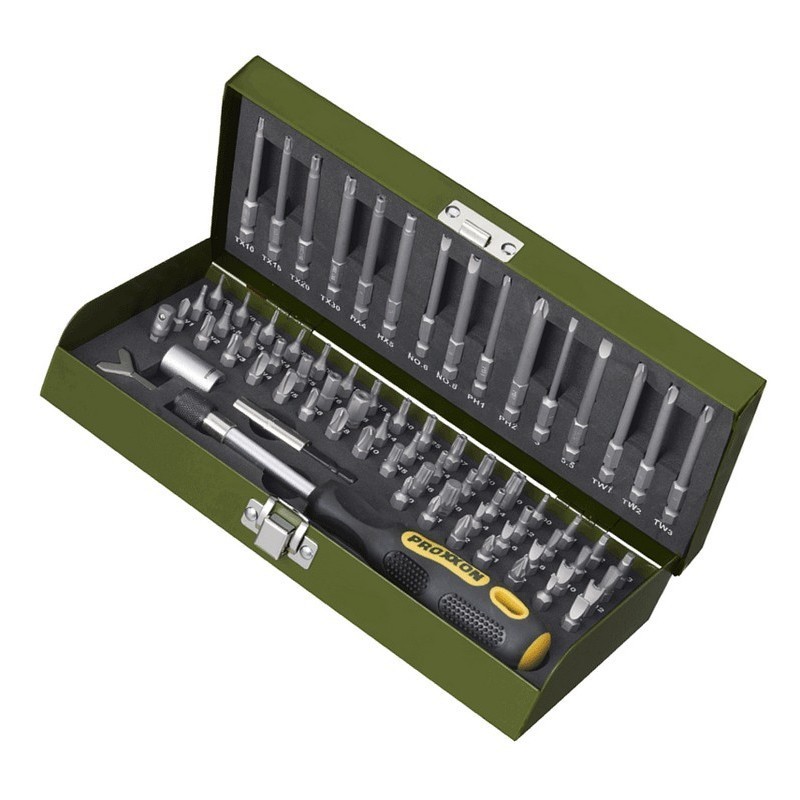 Proxxon Endüstriyel 23107 Safety Tornavida Bits Takımı 75P