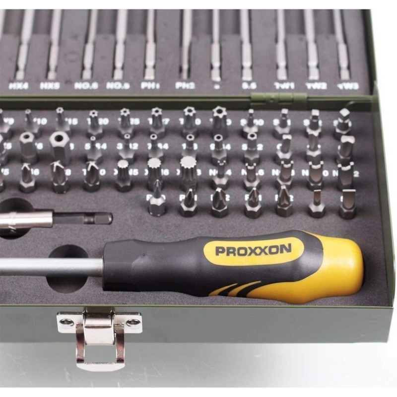 Proxxon Endüstriyel 23107 Safety Tornavida Bits Takımı 75P