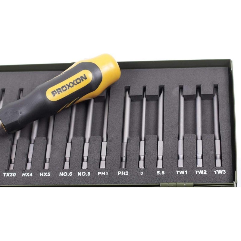 Proxxon Endüstriyel 23107 Safety Tornavida Bits Takımı 75P