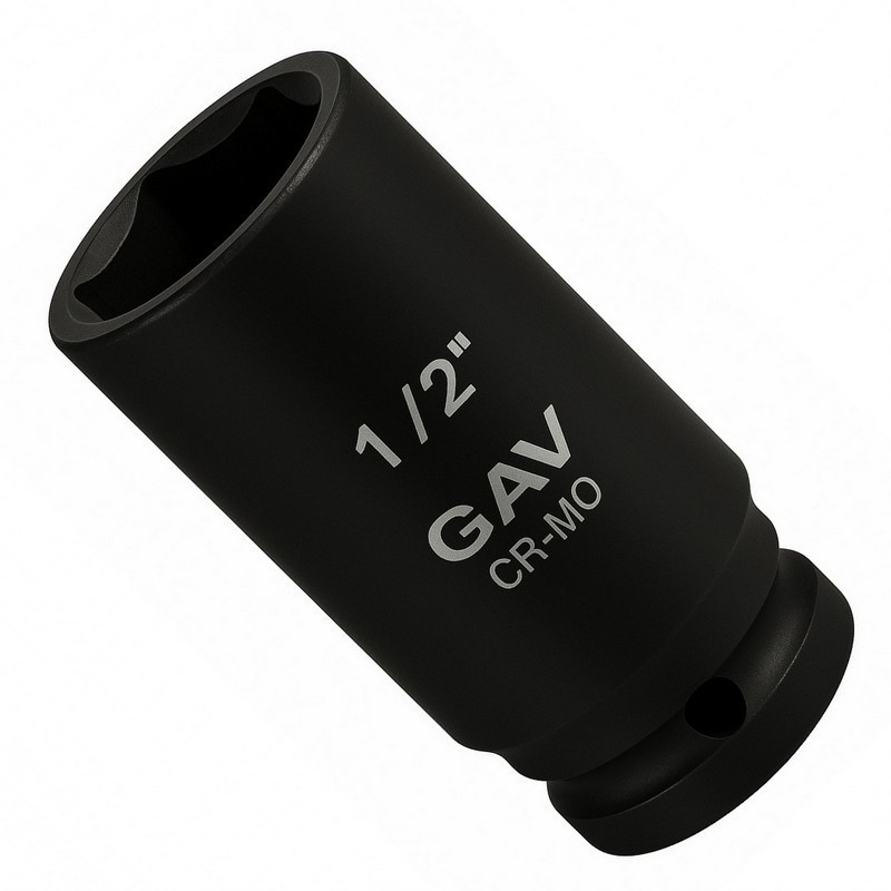 GAV 4458511 1/2" Uzun Havalı Lokma Ağır İş Altıköşe 11mm [H:78mm]