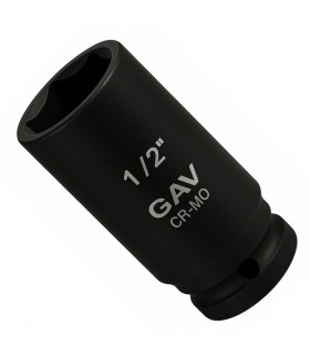 GAV 4458524 1/2" Uzun Havalı Lokma Ağır İş Altıköşe 24mm [H:78mm]