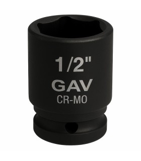 GAV 44532 1/2" Kısa Havalı Lokma Ağır İş Altıköşe 32mm [H:44mm]