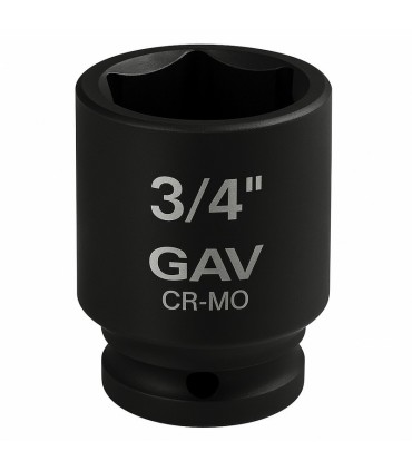GAV 46517 3/4" Kısa Havalı Lokma Ağır İş Altıköşe 17mm [H:51mm]