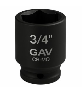 GAV 46570 3/4" Kısa Havalı Lokma Ağır İş Altıköşe 70mm [H:84mm]