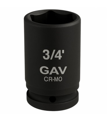 GAV 46510060 3/4" Uzun Havalı Lokma Ağır İş Altıköşe 60mm [H:90mm]