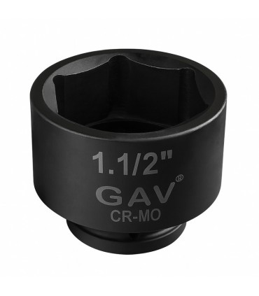GAV 412580 1.1/2" Kısa Havalı Lokma Ağır İş Altıköşe 80mm [H:110mm]