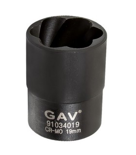 GAV 91034017 1/2" Kısa Havalı Twist Lokma Ağır İş 17mm [H:34mm]