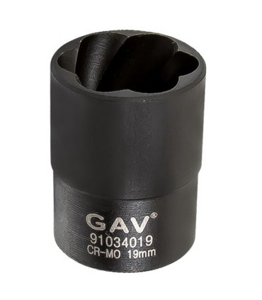 GAV 91034017 1/2" Kısa Havalı Twist Lokma Ağır İş 17mm [H:34mm]
