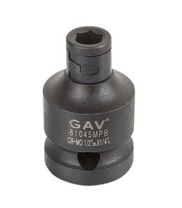 GAV 81045MPB 1/2" Havalı Lokma Bits Adaptör 38mm