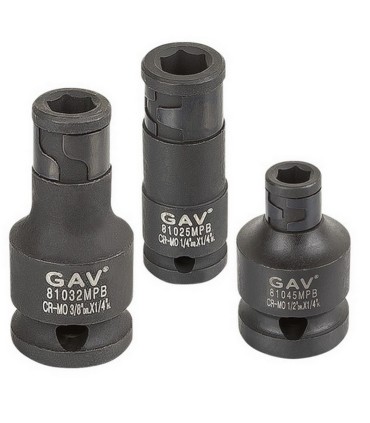 GAV 81045MPB 1/2" Havalı Lokma Bits Adaptör 38mm