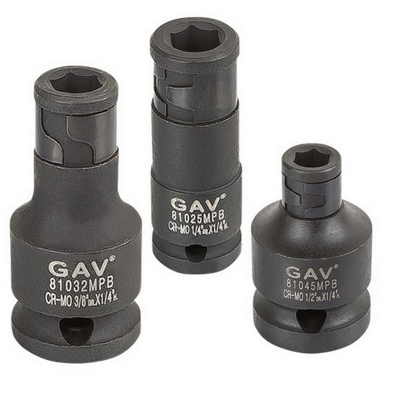 GAV 81045MPB 1/2" Havalı Lokma Bits Adaptör 38mm