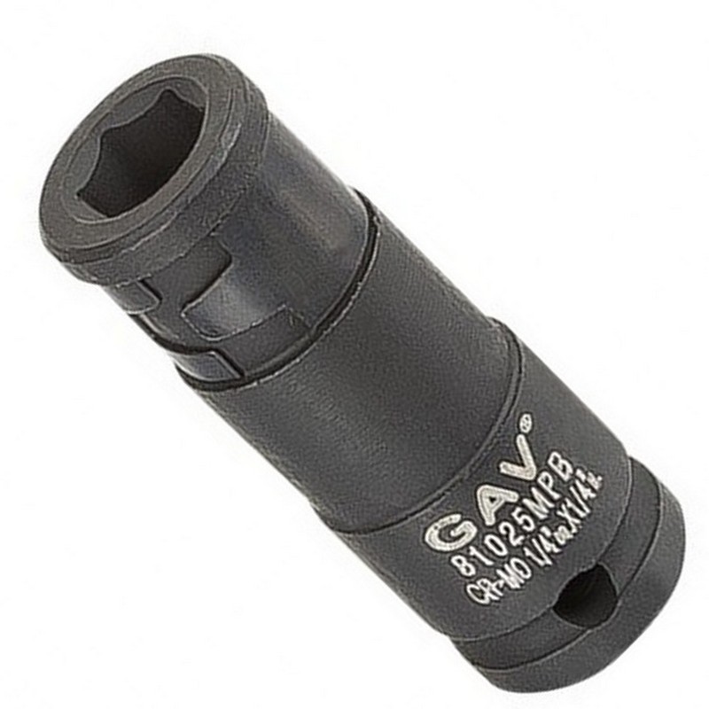 GAV 81025MPB 1/4" Havalı Lokma Bits Adaptör 35mm