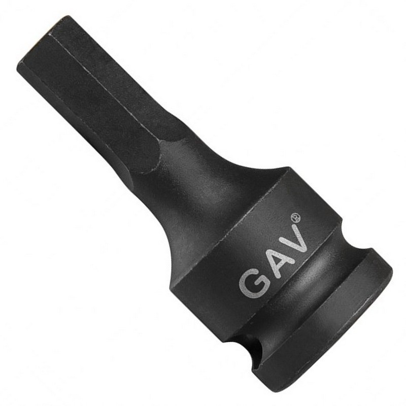 GAV 24406006 Ağır İş  1/2" Havalı Lokma Bits Hex/Alyan 6mm [H:60mm]