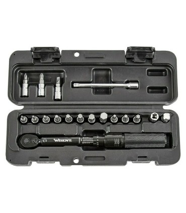 Wisent 2-20Nm 1/4" Ayarlanabilir Yön Mandallı Tork Anahtarı Bits Seti 18p ±%4