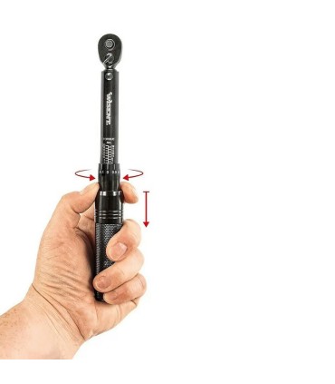 Wisent 2-20Nm 1/4" Ayarlanabilir Yön Mandallı Tork Anahtarı Bits Seti 18p ±%4