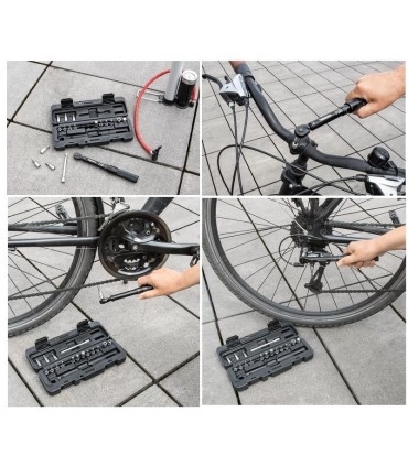 Wisent 2-20Nm 1/4" Ayarlanabilir Yön Mandallı Tork Anahtarı Bits Seti 18p ±%4