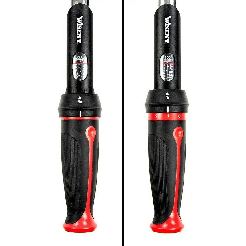 Wisent 40-200Nm 1/2" Ayarlanabilir Yön Mandallı Tork Anahtarı ±%4 90D