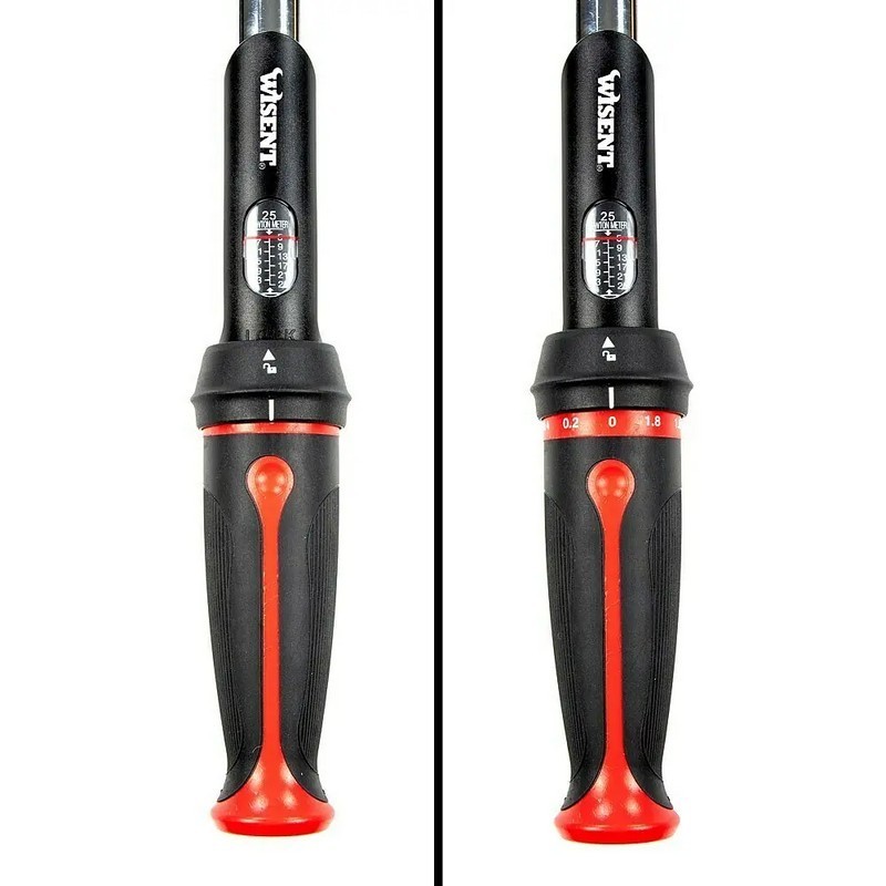 Wisent 5-25Nm 1/4" Ayarlanabilir Yön Mandallı Tork Anahtarı ±%4 90D