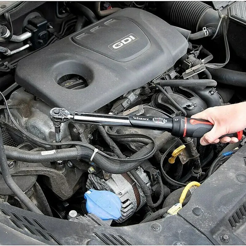 Wisent 20-100Nm 3/8" Ayarlanabilir Yön Mandallı Tork Anahtarı ±%4 90D