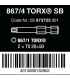 Wera 867/4 Z SB Torx Bits TX20 50mm 2P 05073722001