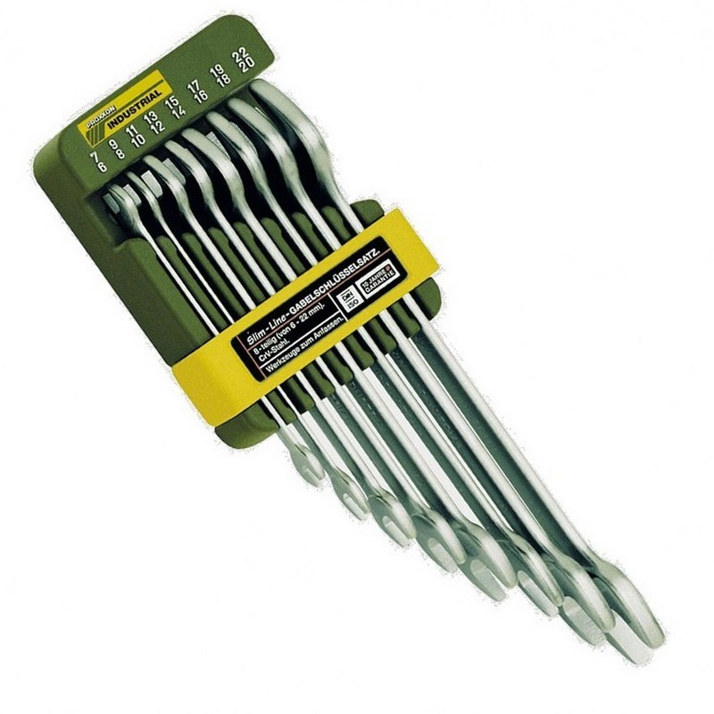 Proxxon Endüstriyel 23800 SlimLine Açıkağız Anahtar Takımı 6-22m 8P