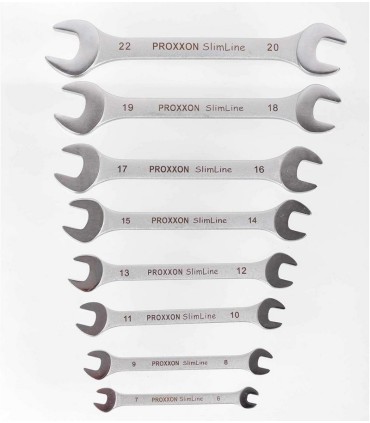Proxxon Endüstriyel 23800 SlimLine Açıkağız Anahtar Takımı 6-22m 8P