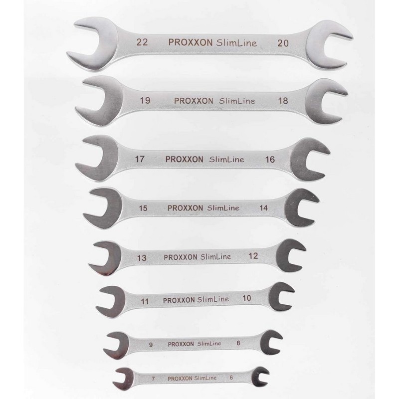 Proxxon Endüstriyel 23800 SlimLine Açıkağız Anahtar Takımı 6-22m 8P