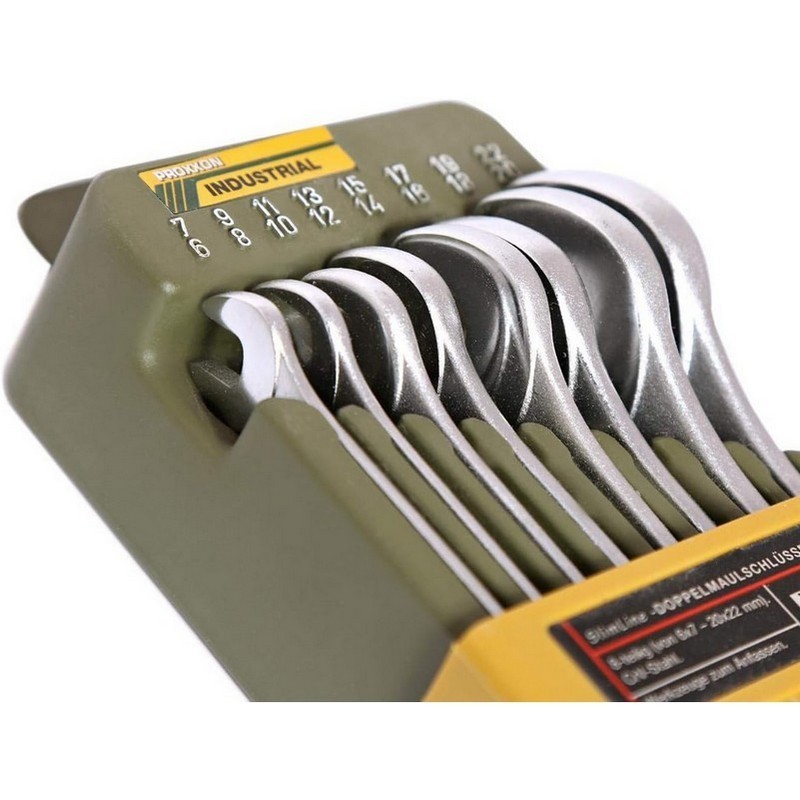 Proxxon Endüstriyel 23800 SlimLine Açıkağız Anahtar Takımı 6-22m 8P