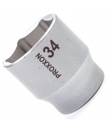 Proxxon Endüstriyel 23431 1/2" Kare Soketli Altıköşe Lokma 34mm