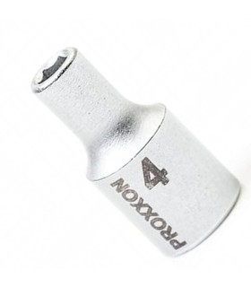 Proxxon Endüstriyel 23710 1/4" Kare Soketli Altıköşe Lokma 4mm