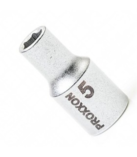 Proxxon Endüstriyel 23712 1/4" Kare Soketli Altıköşe Lokma 5mm