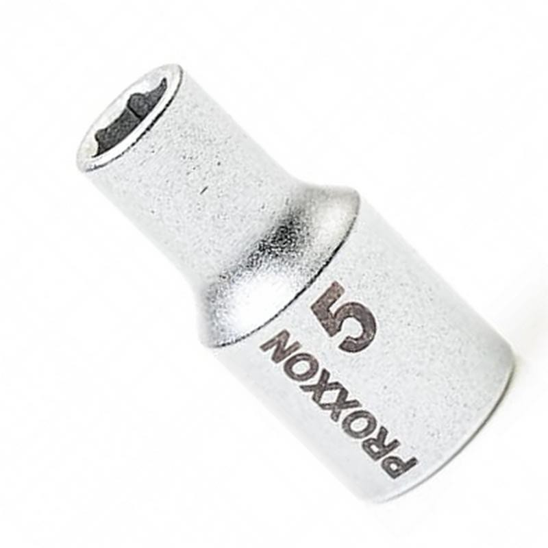 Proxxon Endüstriyel 23712 1/4" Kare Soketli Altıköşe Lokma 5mm