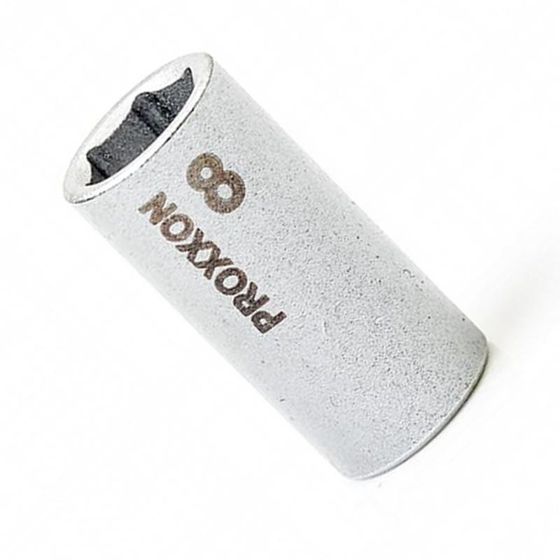 Proxxon Endüstriyel 23718 1/4" Kare Soketli Altıköşe Lokma 8mm