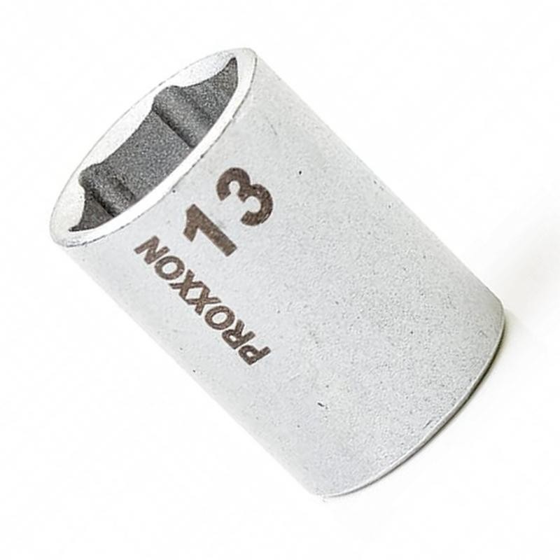 Proxxon Endüstriyel 23728 1/4" Kare Soketli Altıköşe Lokma 13mm